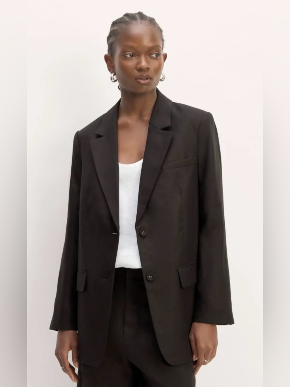 Everlane Oversized Linen Blazer - Picture 6 of 7
